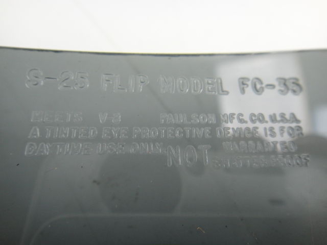 Lexan Helmets Face Shield Visor - S-25 Flip Model FG-35