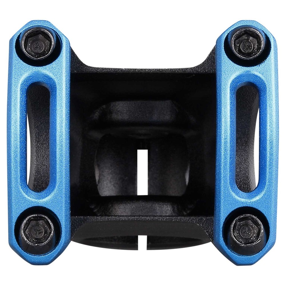 SPANK SPLIT Stem 38mm Blue Aluminum Ultra-Short Stack Height And True 0-Deg