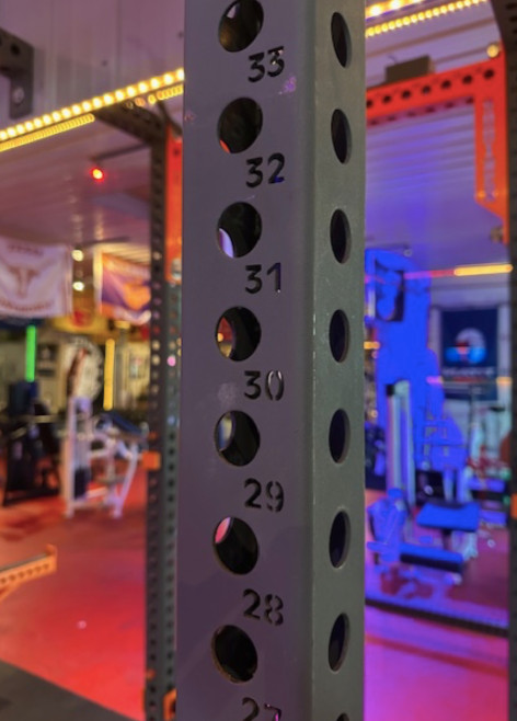 Sorinex | 8ft Wall Mounted Double Half Rack Rig Setup w/ Connecting High Bridge