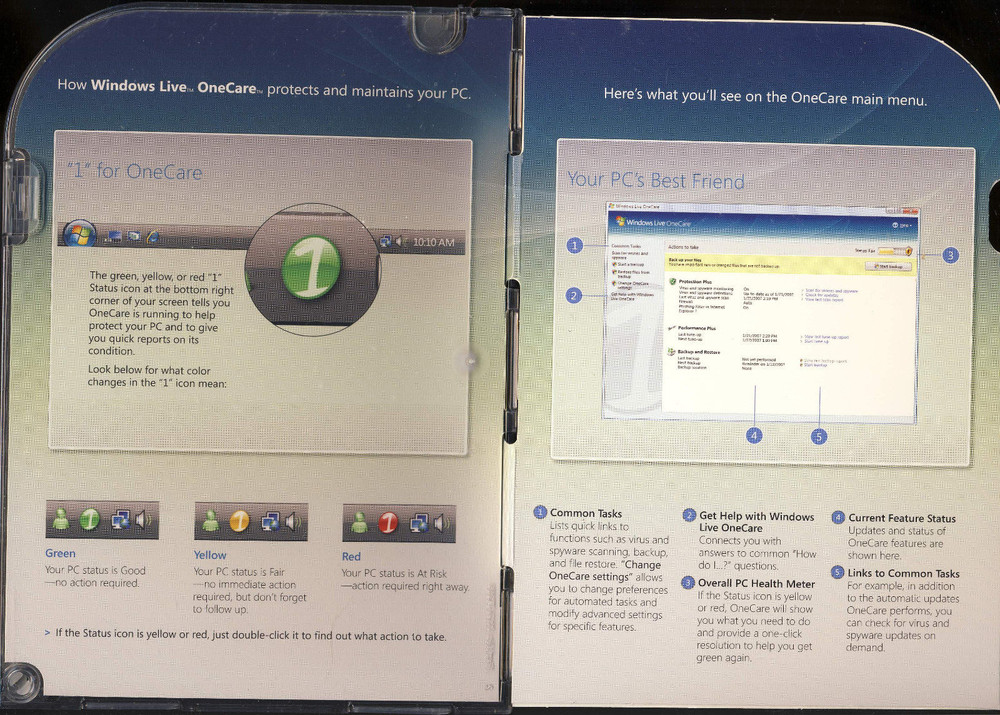 Microsoft Windows Live One Care All-in-One Security Performance Service