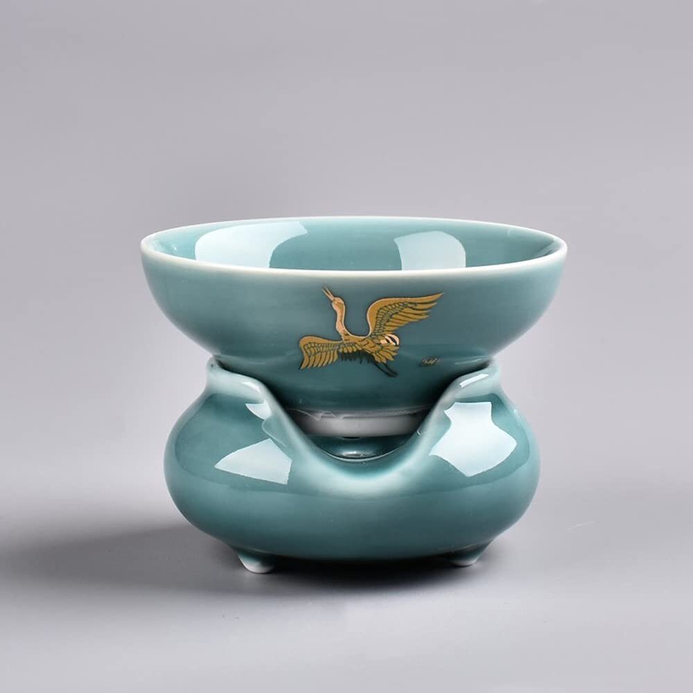 Jingdezhen Tea Leaking Ceramic Creative Tea Filter Tea Strainer Tea Set