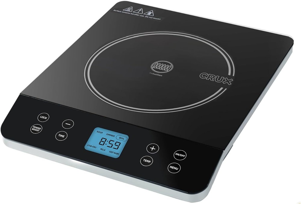 Portable induction cooktop, hot plate, programmable single burner