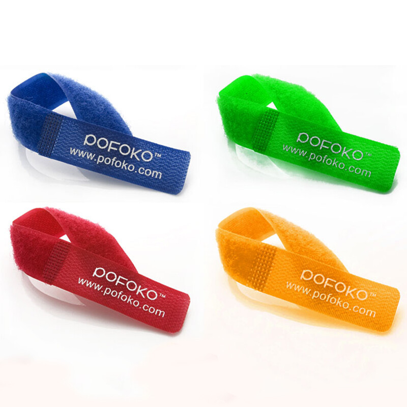 Hook And Loop Cable Ties Reusable Straps Tidy Strap 20mm*185mm 8 Various Colours