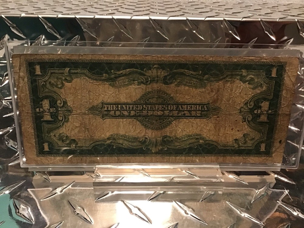 1923 $1 blue certificate large note￼