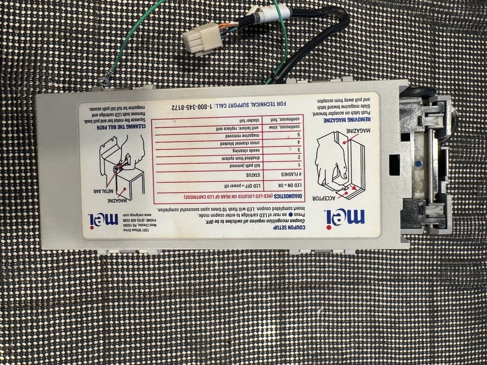 mei AE 2881 Bill Acceptor Tested and Working
