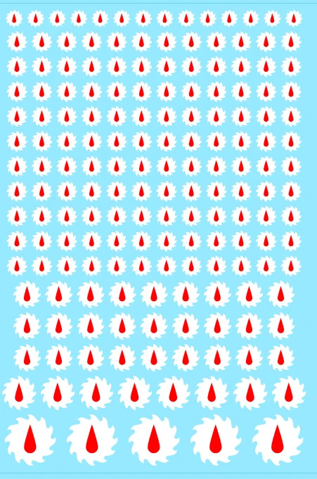 A6 - Buzz Saws Transfer Sheet