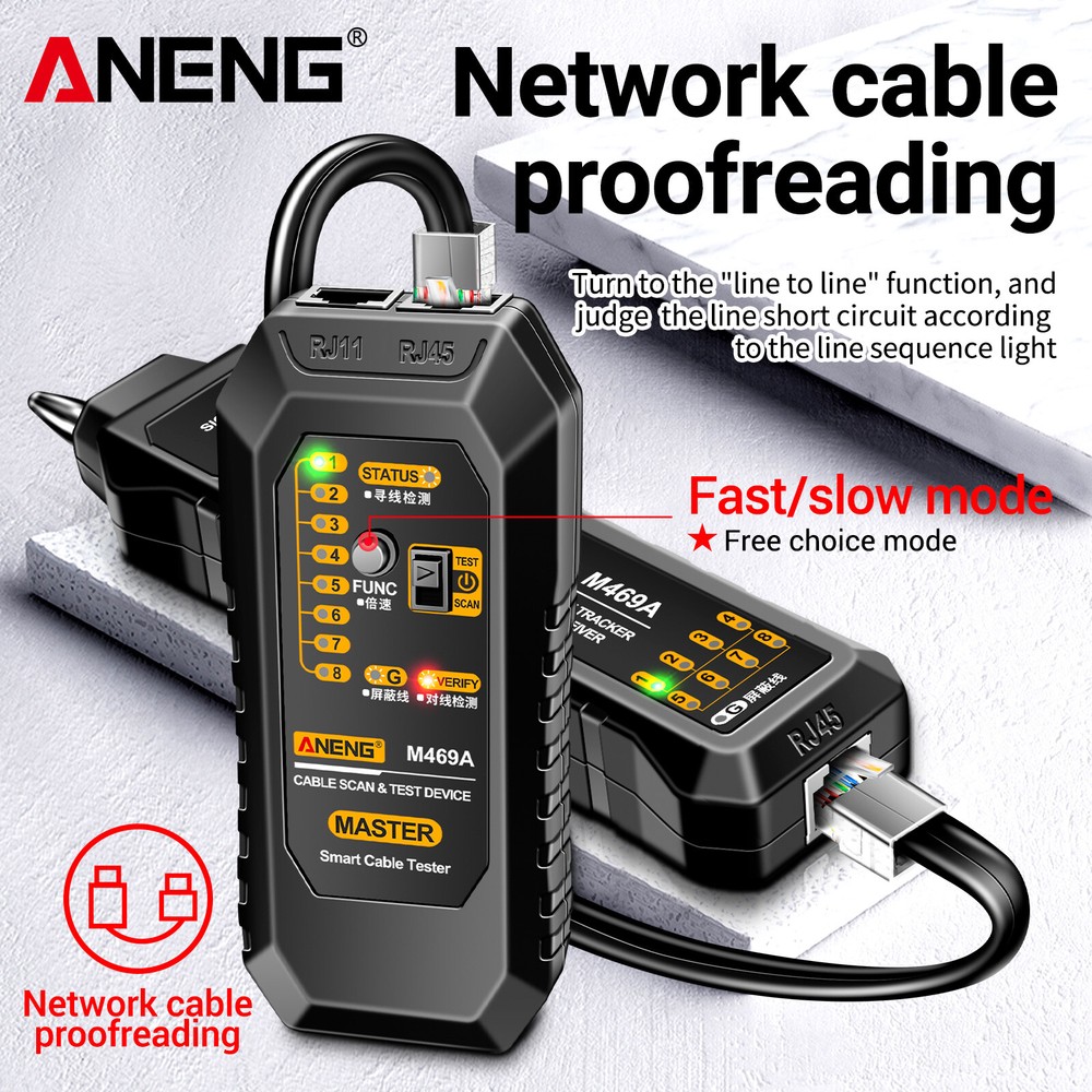 M469A Network Cable Finder Multifunctional Cable Finder P4O3