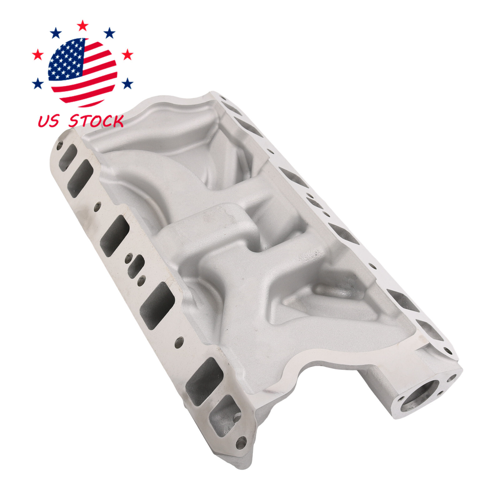 For Ford Small Block Windsor 351W V8 5.8L Aluminum Dual Plane Intake Manifold