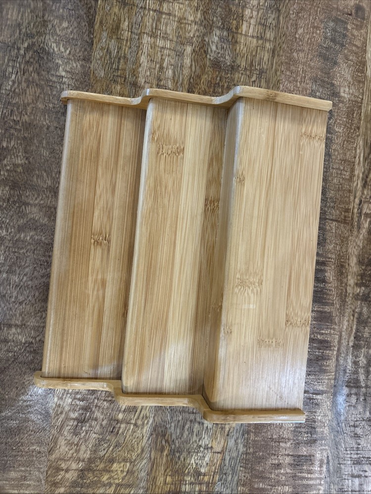 Bamboo Spice Rack Three Tier - Great Condition - Rack Only