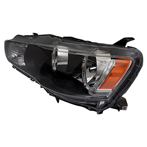 Left Driver Side Headlight Assembly Replacement for Mitsubishi Lancer 2009-2017