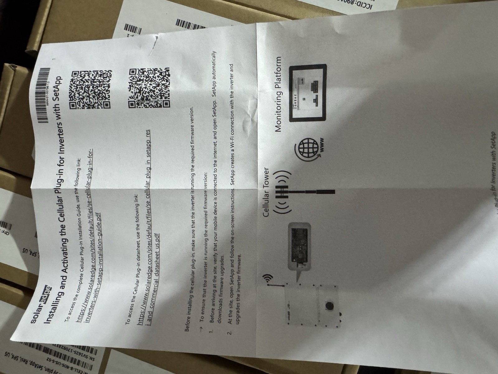 SolarEdge 5 Year Cellular Plug-In Kit