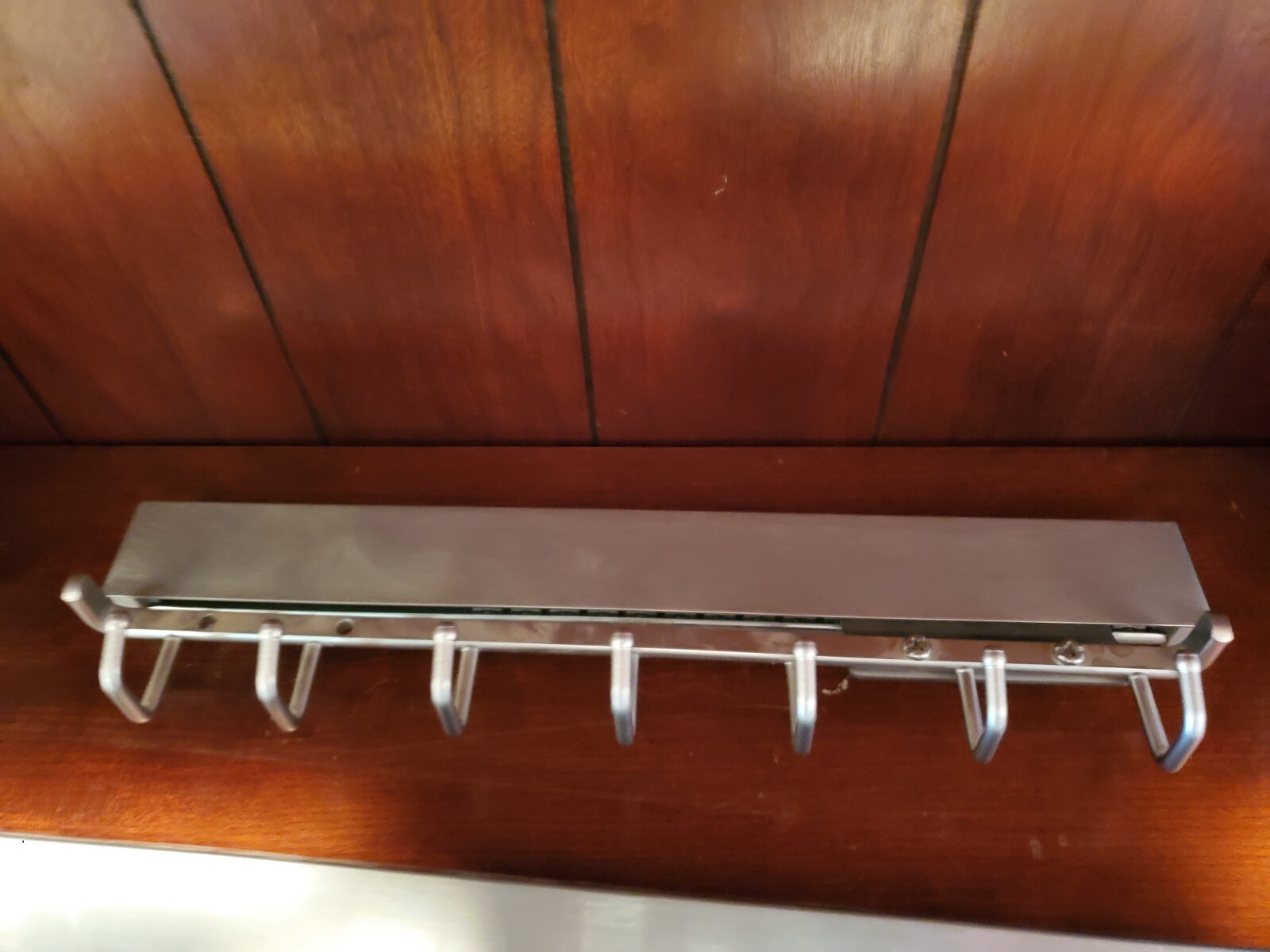 Sidelines 14" Deluxe Belt Rack Satin Chrome 2409. Combined Shipping Available