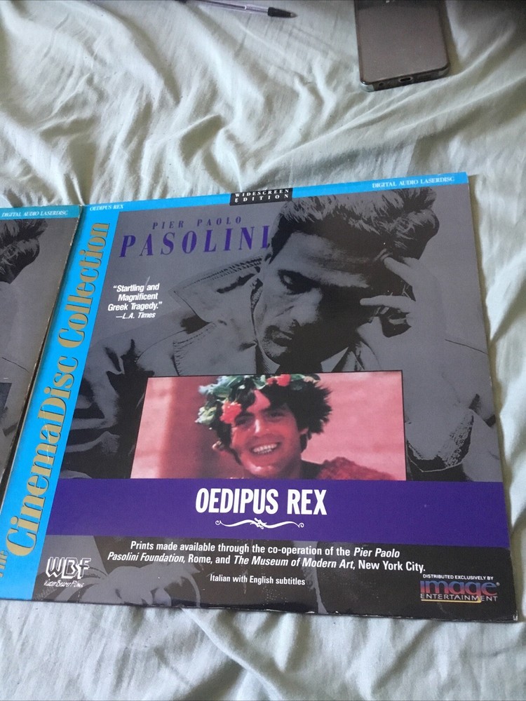 Pier Pasolini Laserdiscs, Decameron And Oedipus Rex