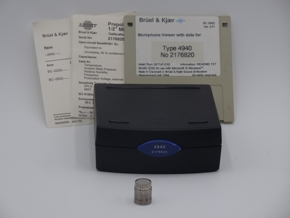 Bruel & Kjaer 4940 Prepolarized Microphone AAC