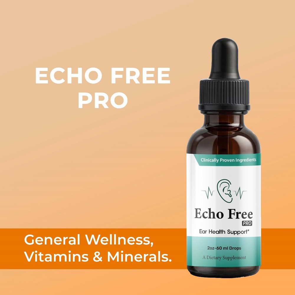 (1 Pack) Echo Free Pro Healthy Ear Support – Echo Free Pro Liquid Drops