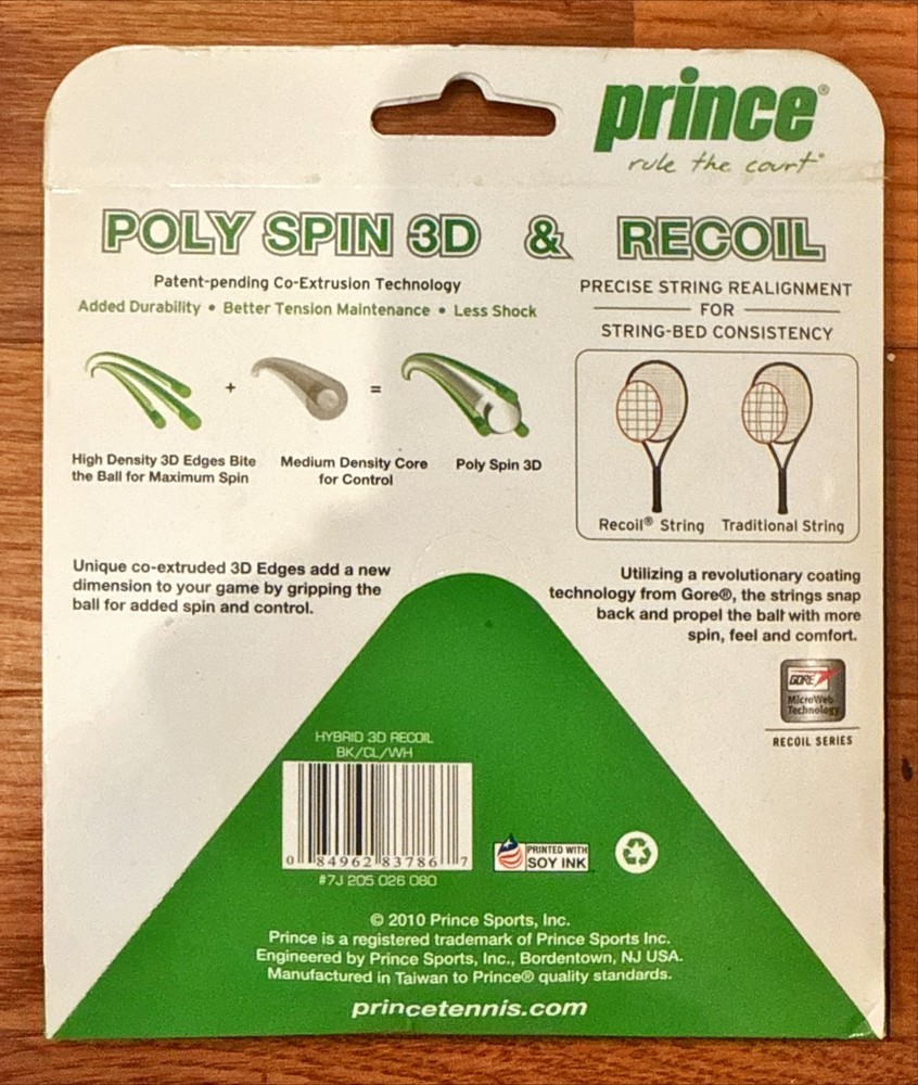 Prince Hybrid 3D Recoil Tennis String