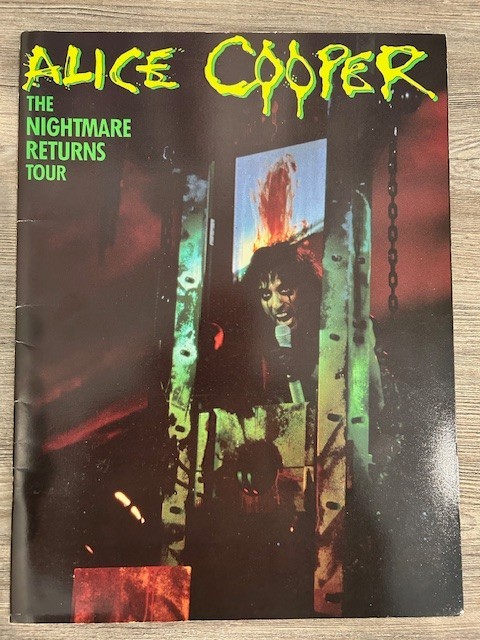 ALICE COOPER (4) Tour Concert Programs Tour Books Bundle