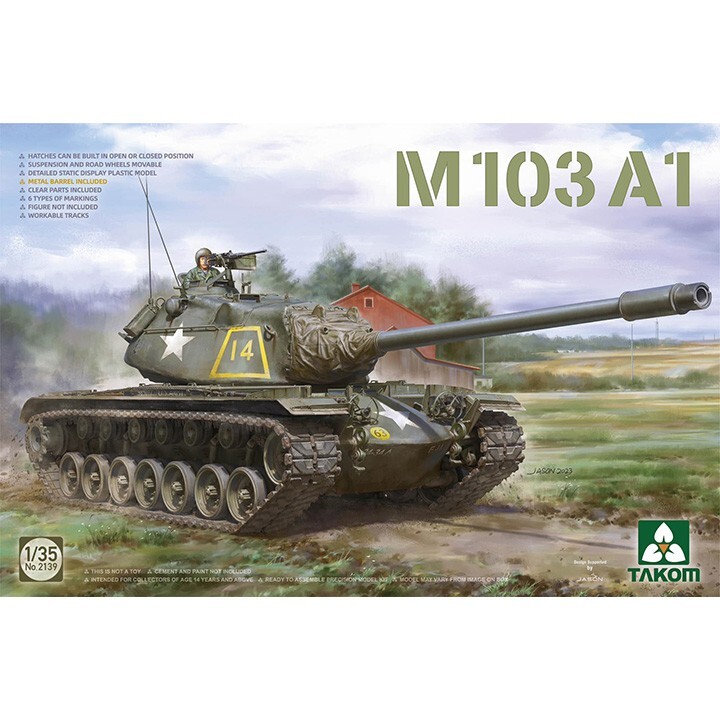 Takom #2139 1/35 M103A1