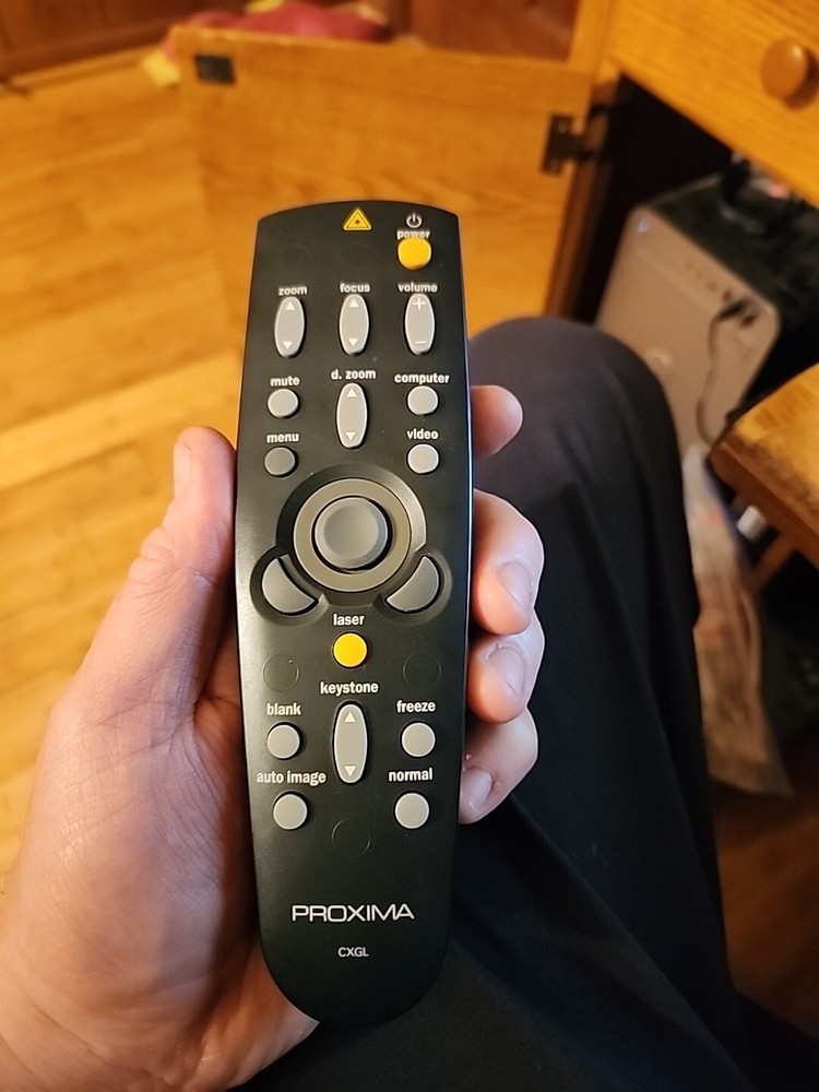 Proxima CXGL Projector Remote Control 080-01554-1