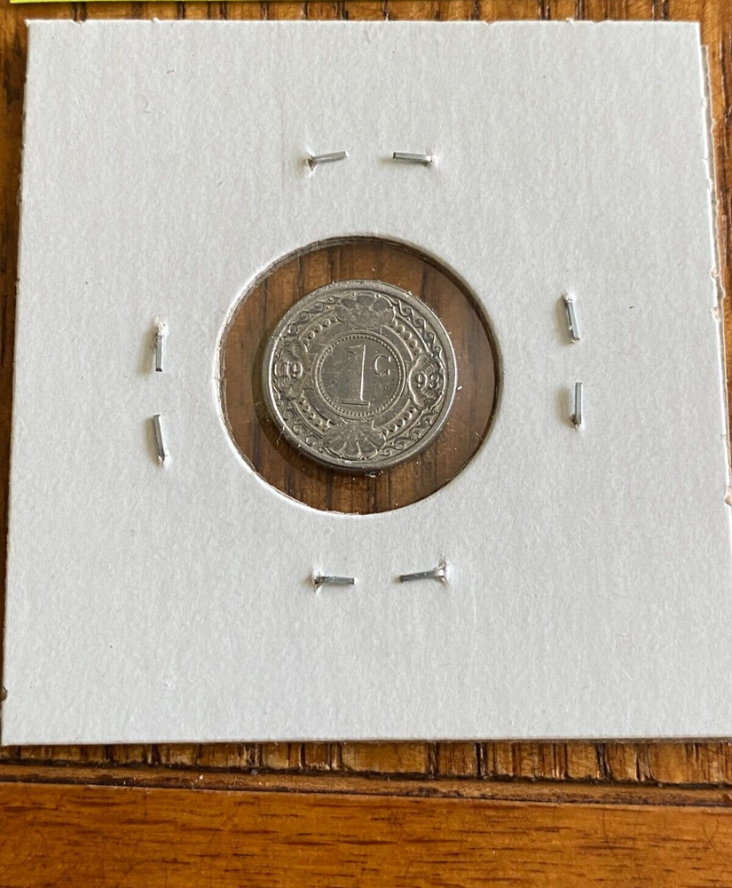 1993 Netherlands Antilles 1 Cent Coin BU
