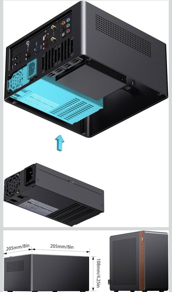 JONSBO N10 MINI Computer Case Black New