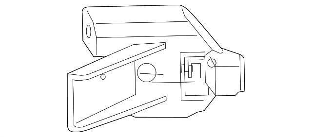 Genuine GM Passenger Side Object Sensing Alert Module Bracket 84749537