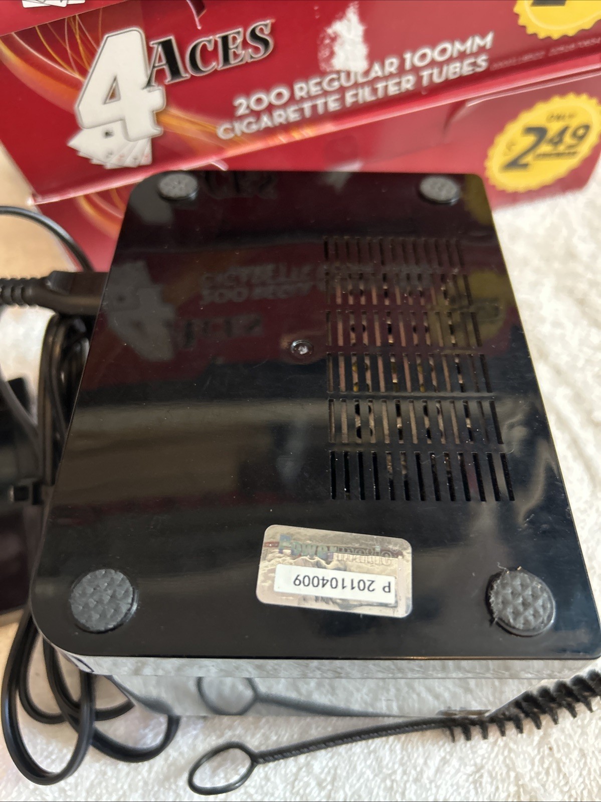 Powermatic 2 Plus Cigarette Electric Injector Machine With Filter Tubes.