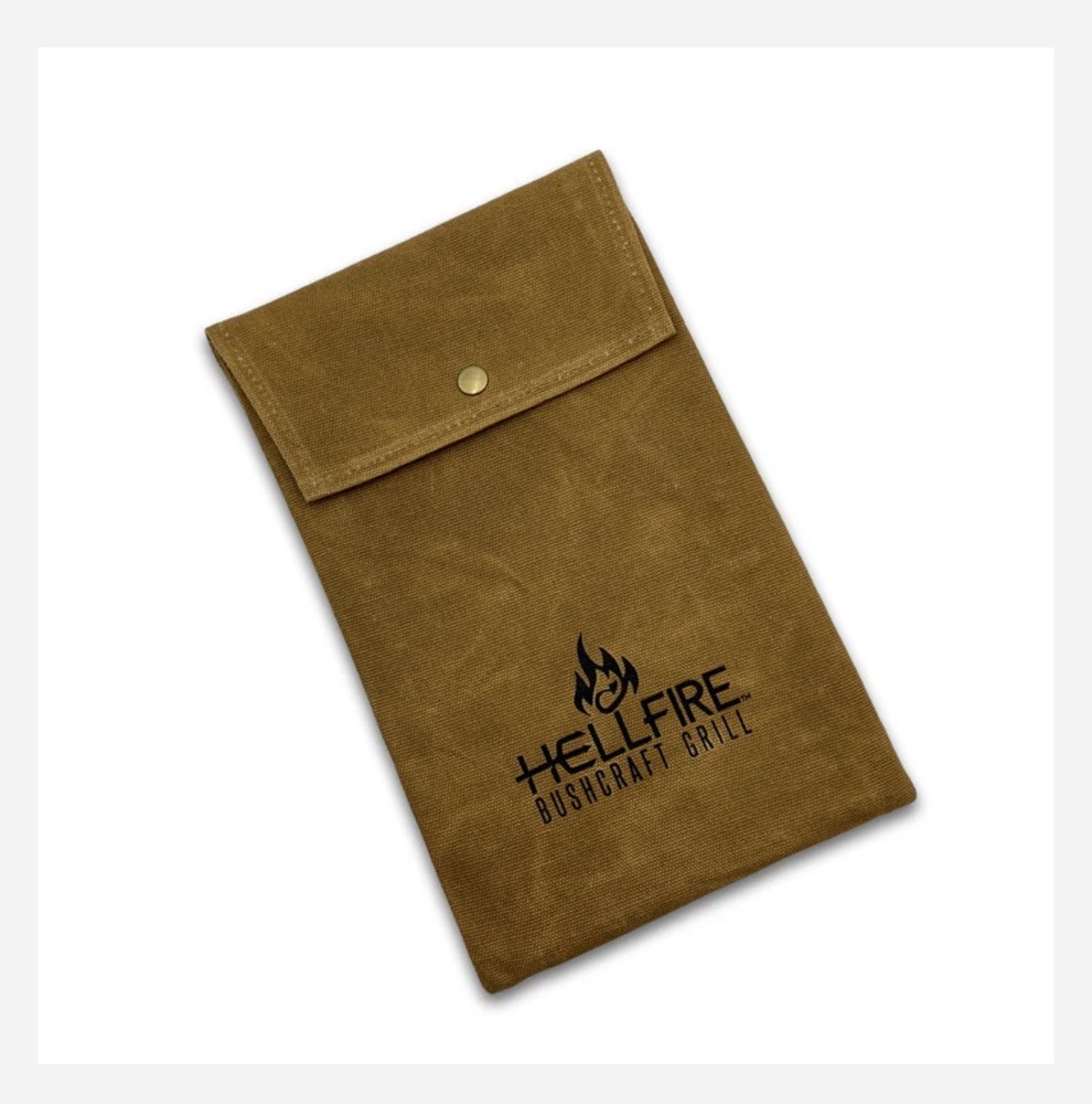 Lord & Field Hellfire Bushcraft Grills, Camp Cookbook, Pull-String Fire Starter