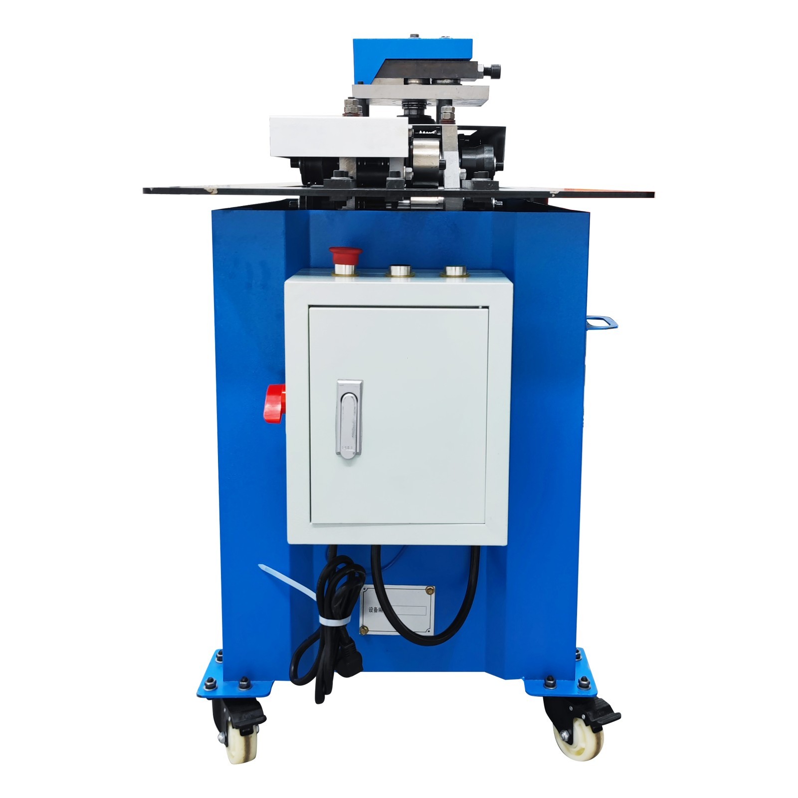 220V Seam Lock Forming Machine C-drive-locking and Radial Hem Seam 7 Shapes