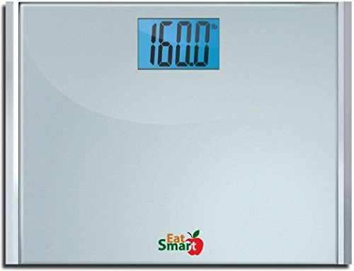 EatSmart, Precision Plus Digital Bathroom Scale w/ Ultra-Wide Platform, 440lb CA