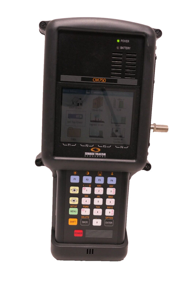Sunrise Telecom CM750 Analog & Digital SLM Network Analyzer