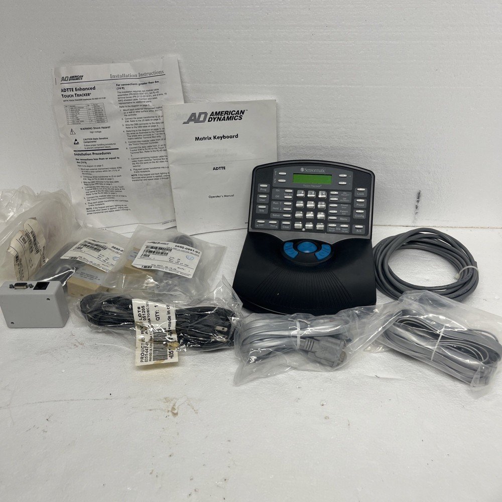 AMERICAN DYNAMICS SV TTRK TOUCH TRACKER Extras VGA