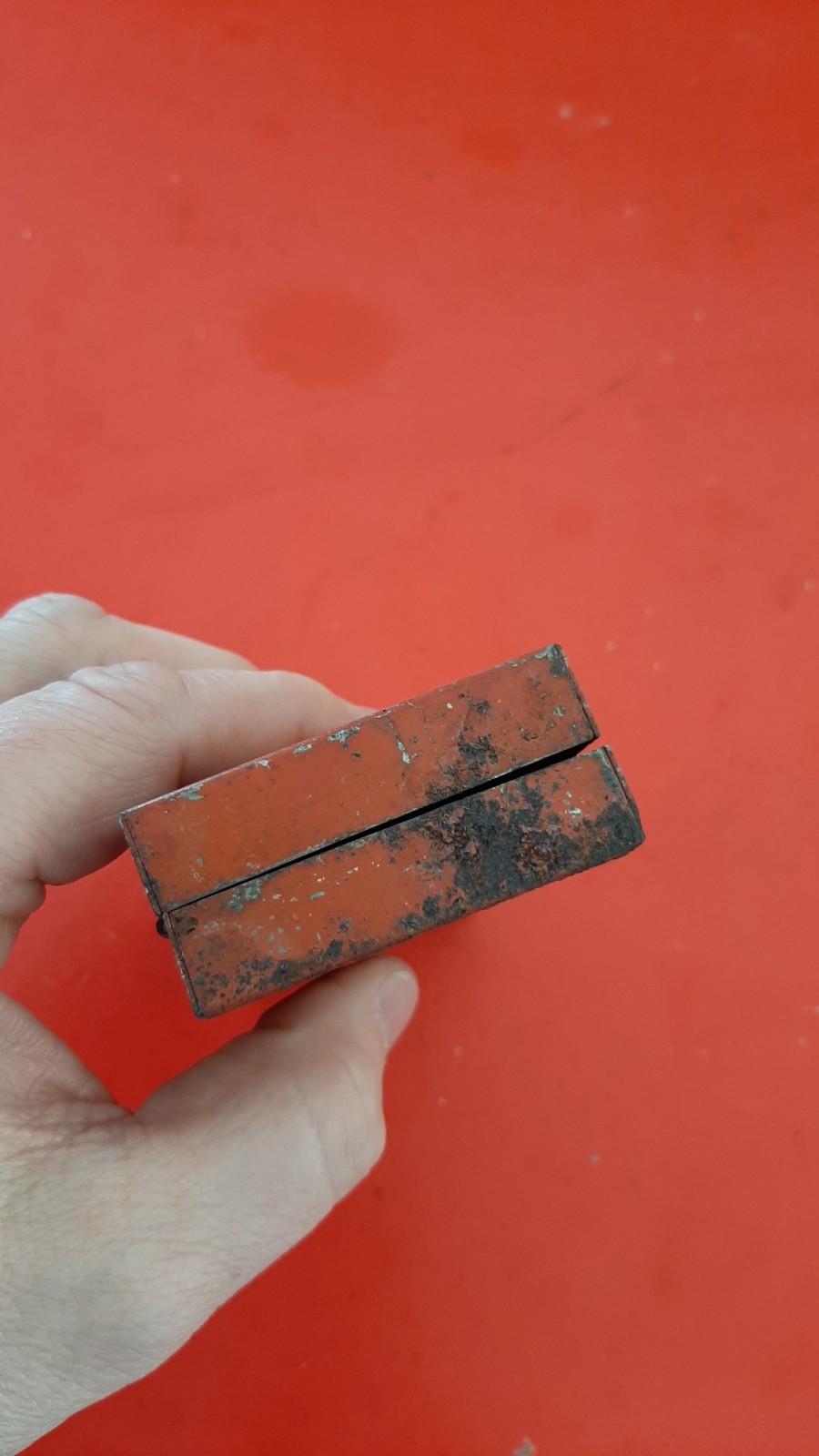 Vintage Snap-On Tools USA Socket Wrench Box Metal 6”x 2.5” Steel Case Only