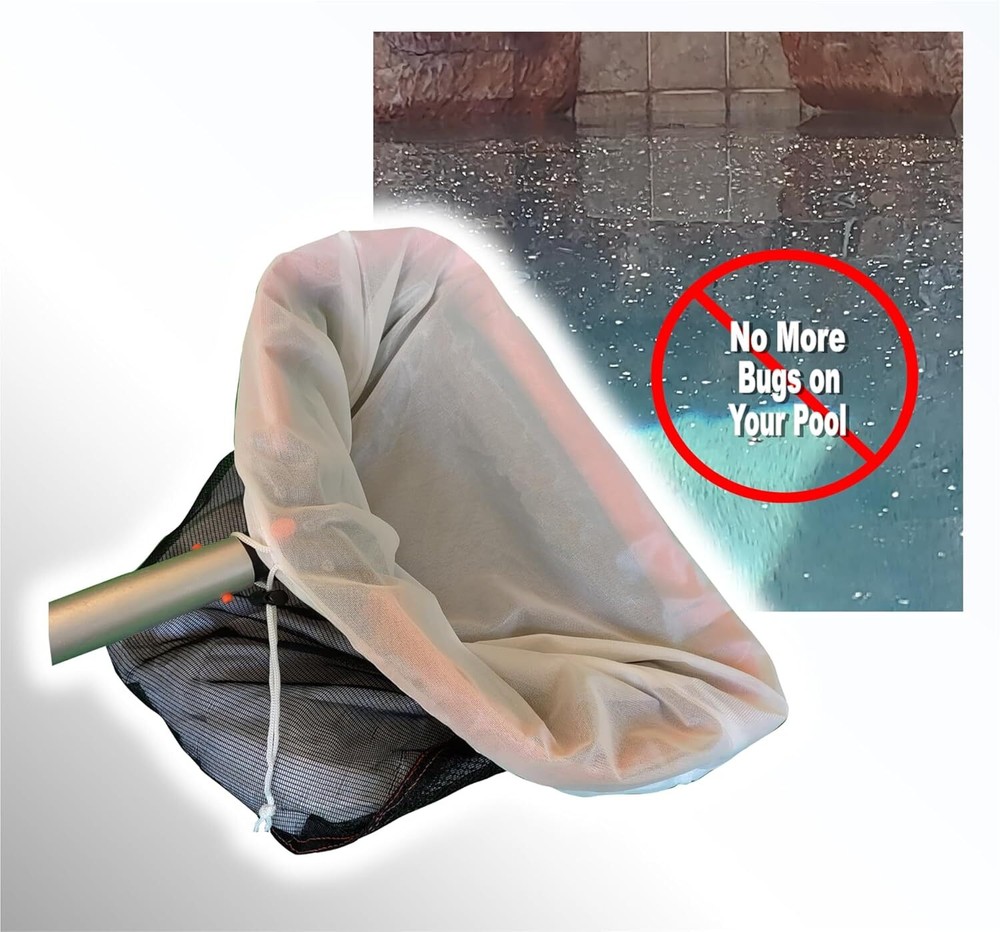 Ultra Fine Mesh Pool Skimmer Insert Collects Sand Pollen Tree Dust Tiny Bugs