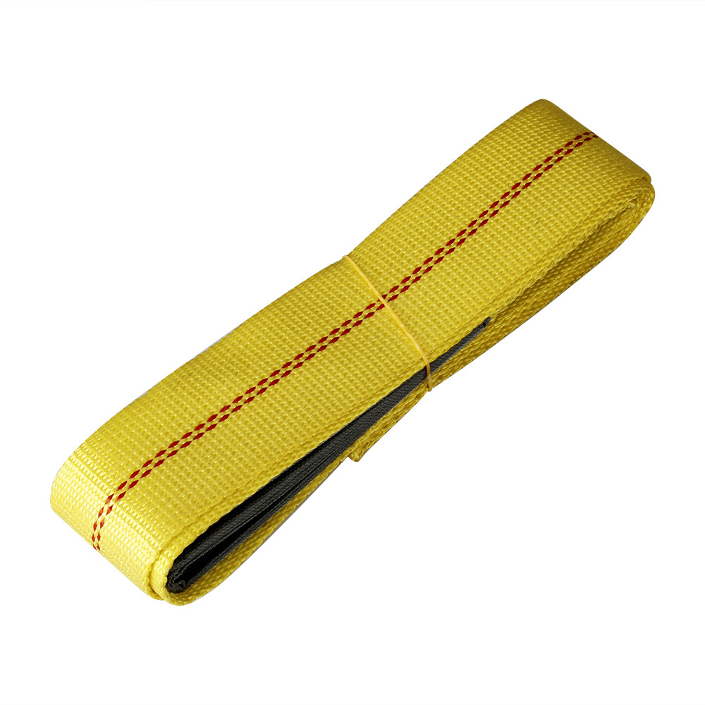 2" x 6’ Durable Performance Engineered Cargo and Load Lift Sling with Flat Loops