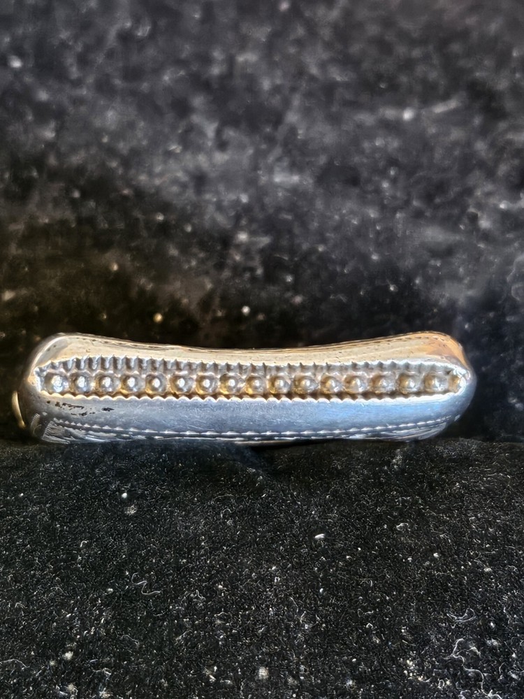 Antique Solid Silver Vesta Case C1903 Fully Hallmarked By Albert Jackson Birming