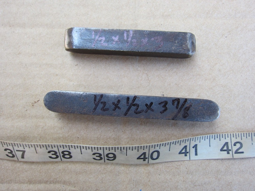 ⅝" ½" ⅜" ¼" Square Rounded Shaft Keyway, Used