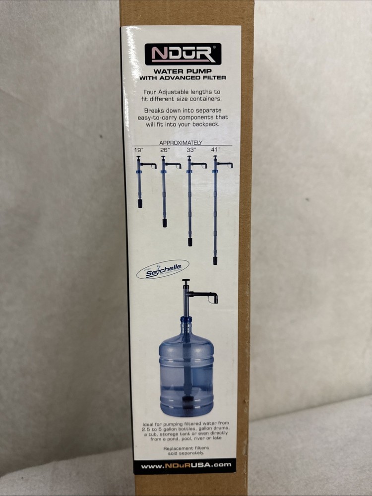 NDUR Water Pump with Advanced Filter #52070