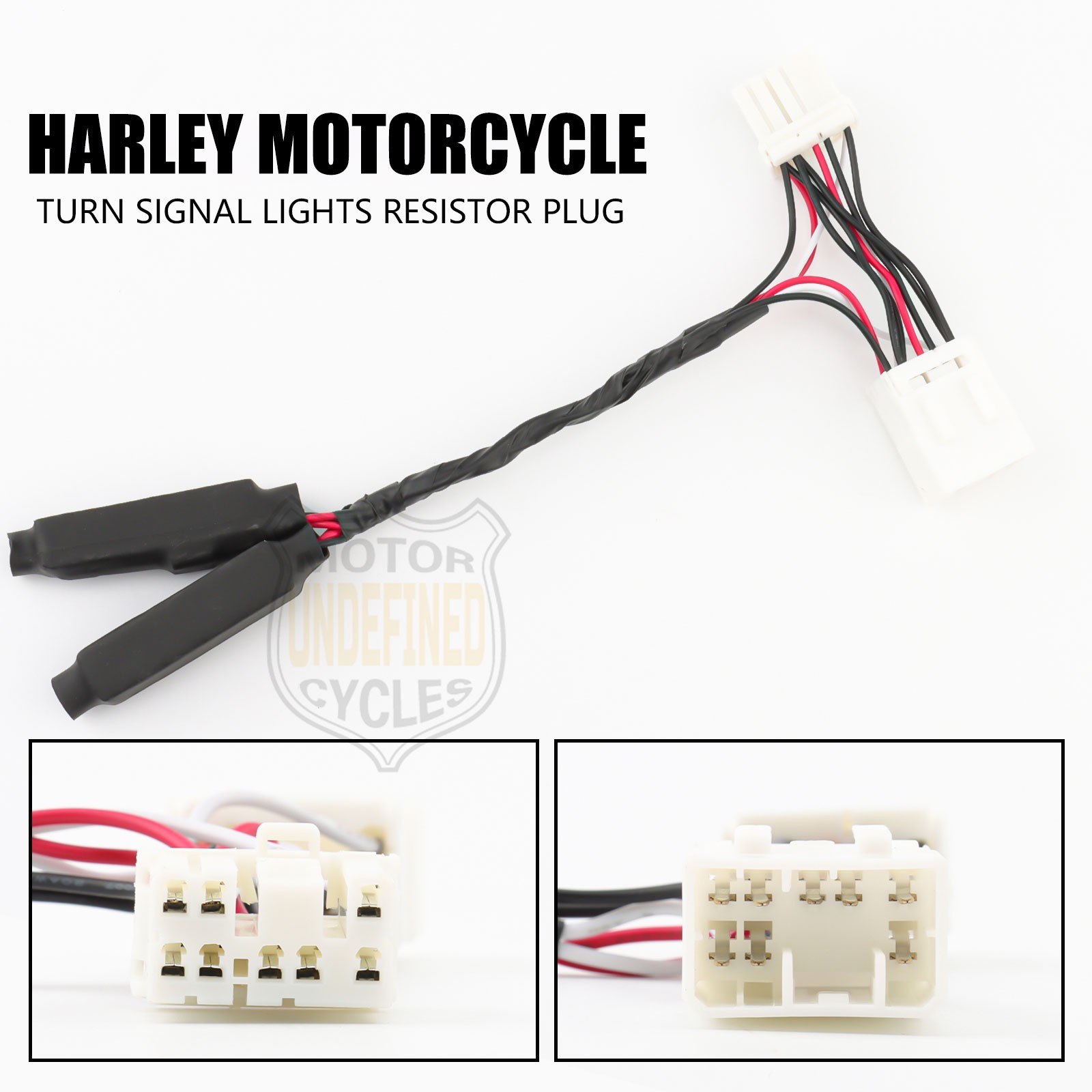 LED Equalizer Load Blinker Turn Signal Light Resistor Plug in Flasher For Harley