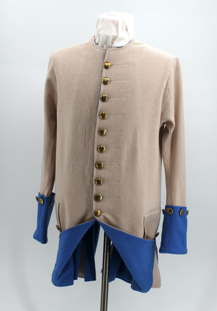 French Justaucorps Coat - French & Indian War - Size 46