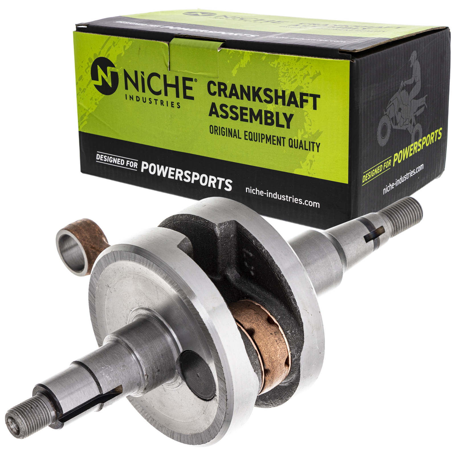 NICHE 79cc Crankshaft Assembly for Yamaha PW80 Big Wheel BW80 4BC-11400 83-2006