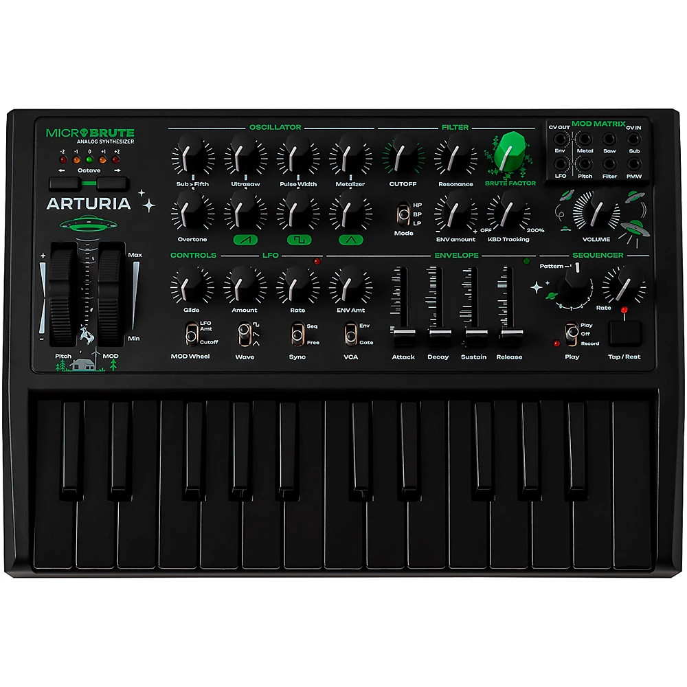 Arturia MicroBrute UFO Analog Synthesizer