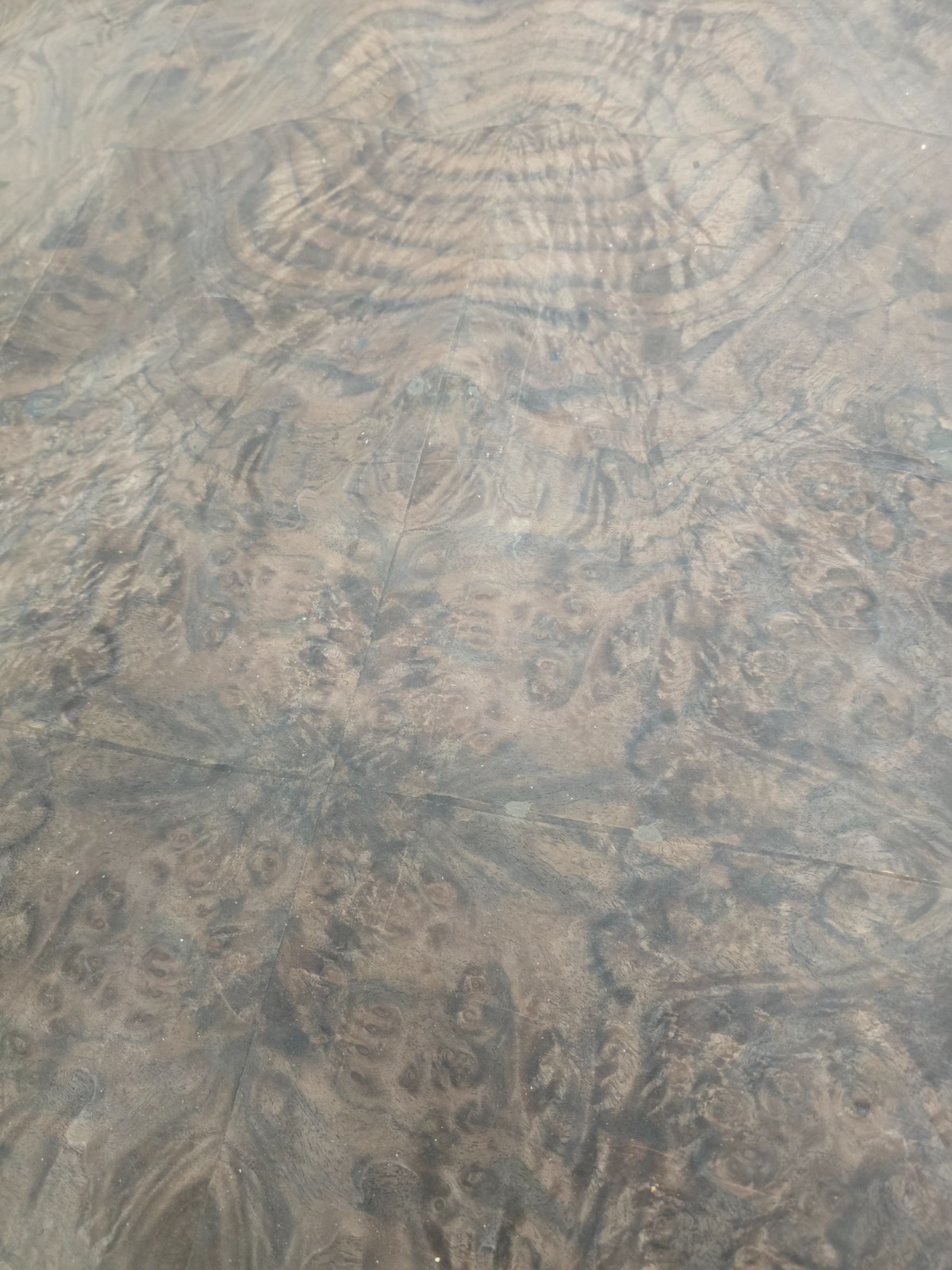 Walnut Burl composite wood veneer sheet 48" x 96" with paper backer 1/40" # 1215