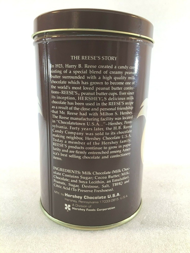 Hershey Chocolate REESE'S MINIATURES Tin EMPTY