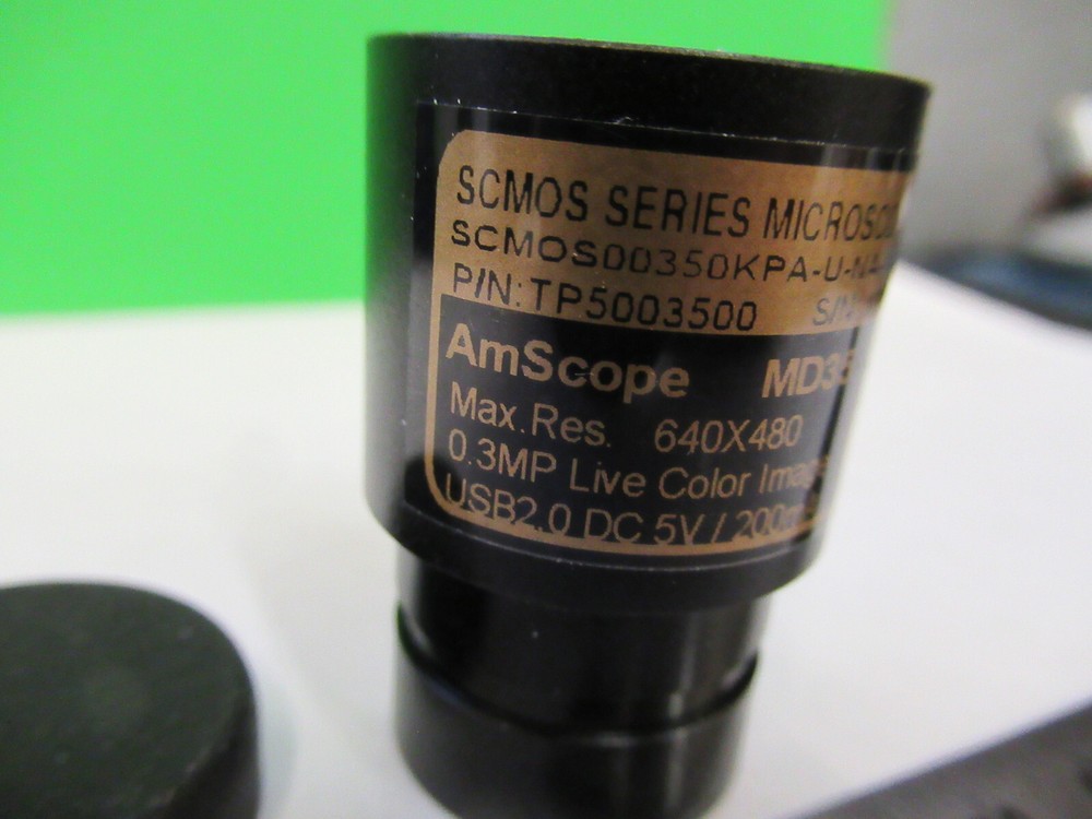 AMSCOPE MINI CAMERA MD35 OPTICS MICROSCOPE PART AS PICTURED 82-A-56