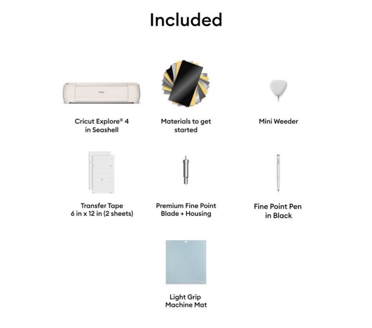 NEW! Cricut Explore 4 Electric Die Cutting Machine - Seashell - Ships Now!