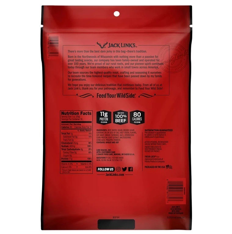 Jack Link's Original Beef Jerky 16 oz.