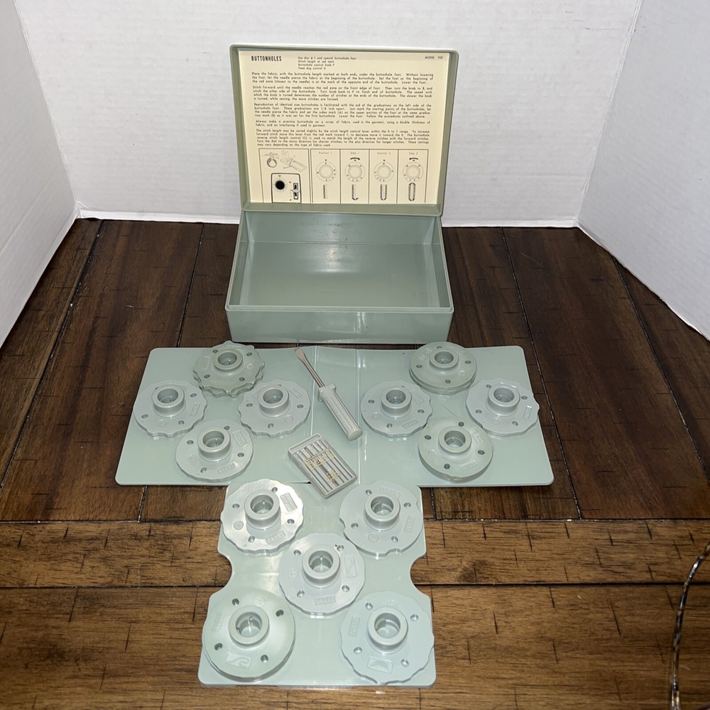 D3 Vintage Sears Kenmore Buttonhole Discs Model 950 - 13 Discs