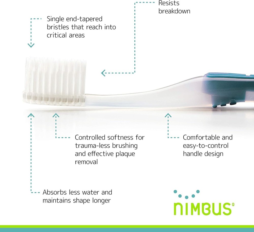 Professional Design Extra Soft Toothbrushes - Ideal for Sensitive Gums 10 Pack