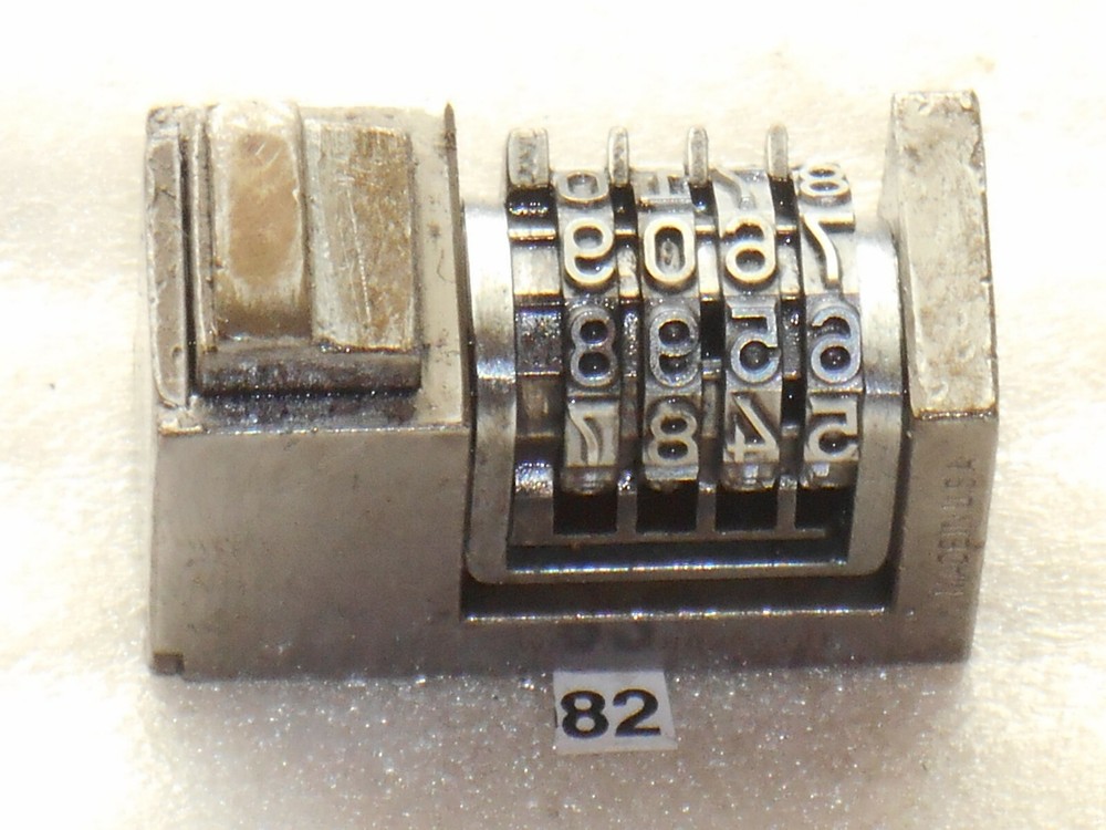 WMA | Reverse letterpress numbering machine | 82